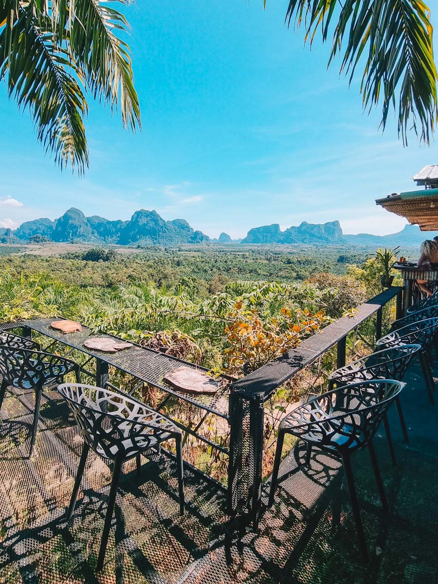 Secret lunch spot with great view in Krabi