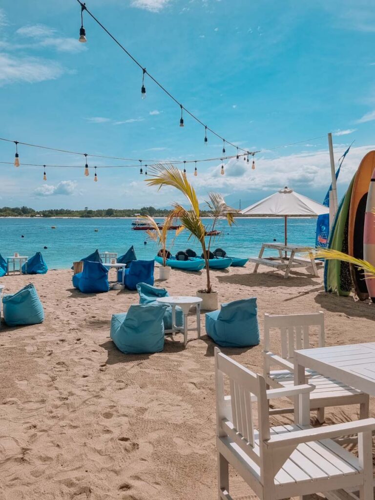 Gili island beaches