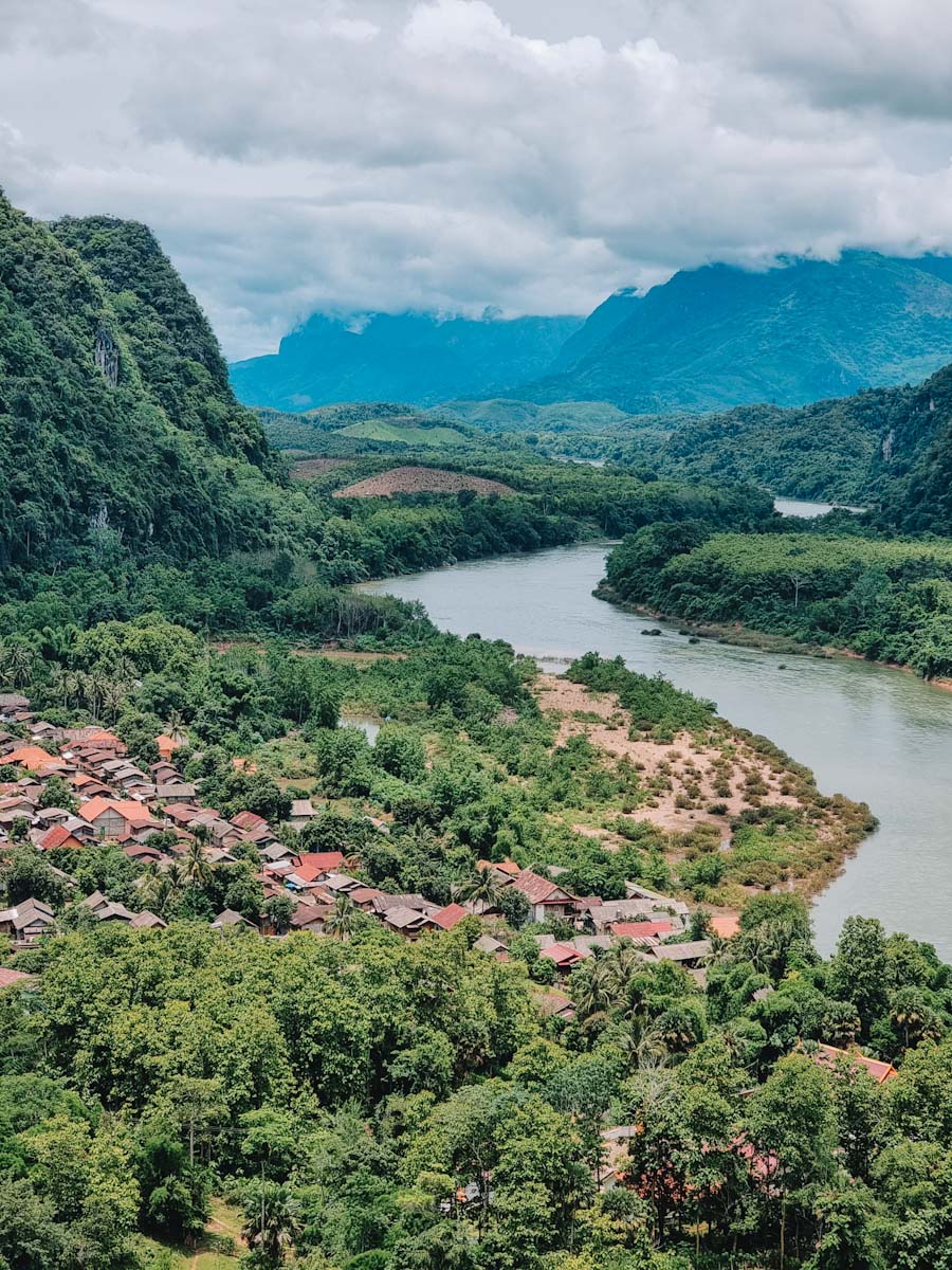 Viewpoint near Muang Ngoi