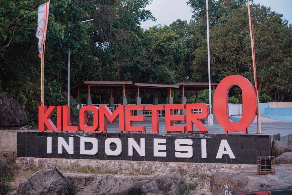 Kilometer 0 on Pulau Weh