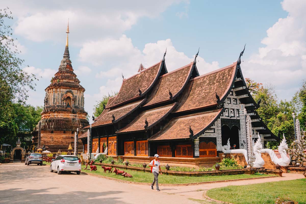 Wat Lok Moli temple in Chiang Mai, Thailand