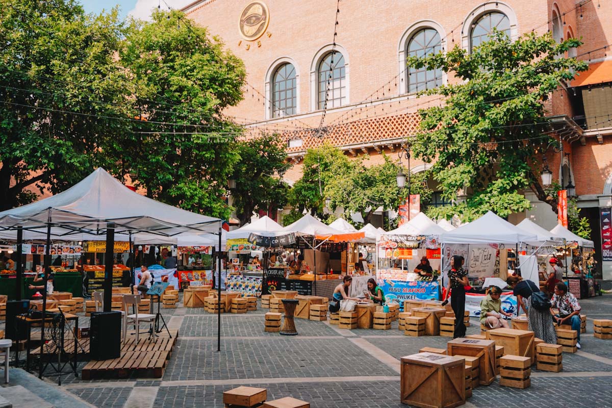 Lorene Square market in Nimman neighbourhood in Chiang Mai, Thailand