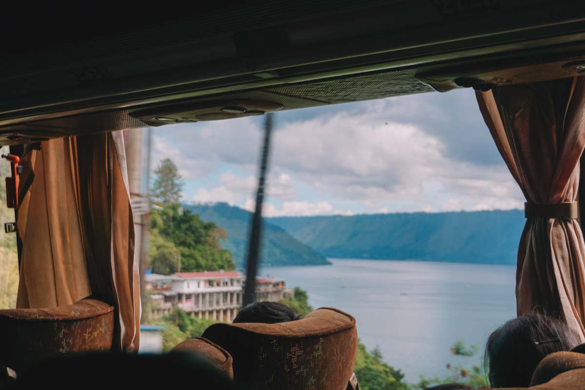 Bus to Lake Toba, Sumatra