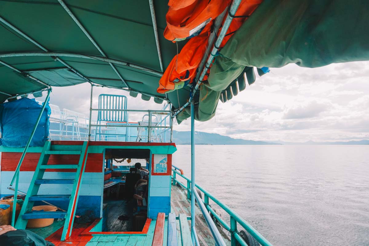 Ferry to Tuktuk, Lake Toba