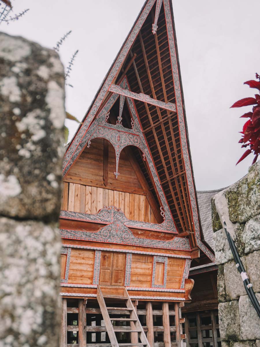 Batak houses Lake Toba, Sumatra