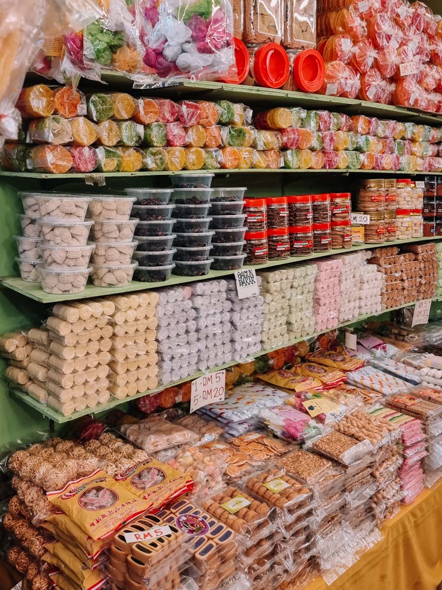 Local candies and delights in Malacca, Malaysia