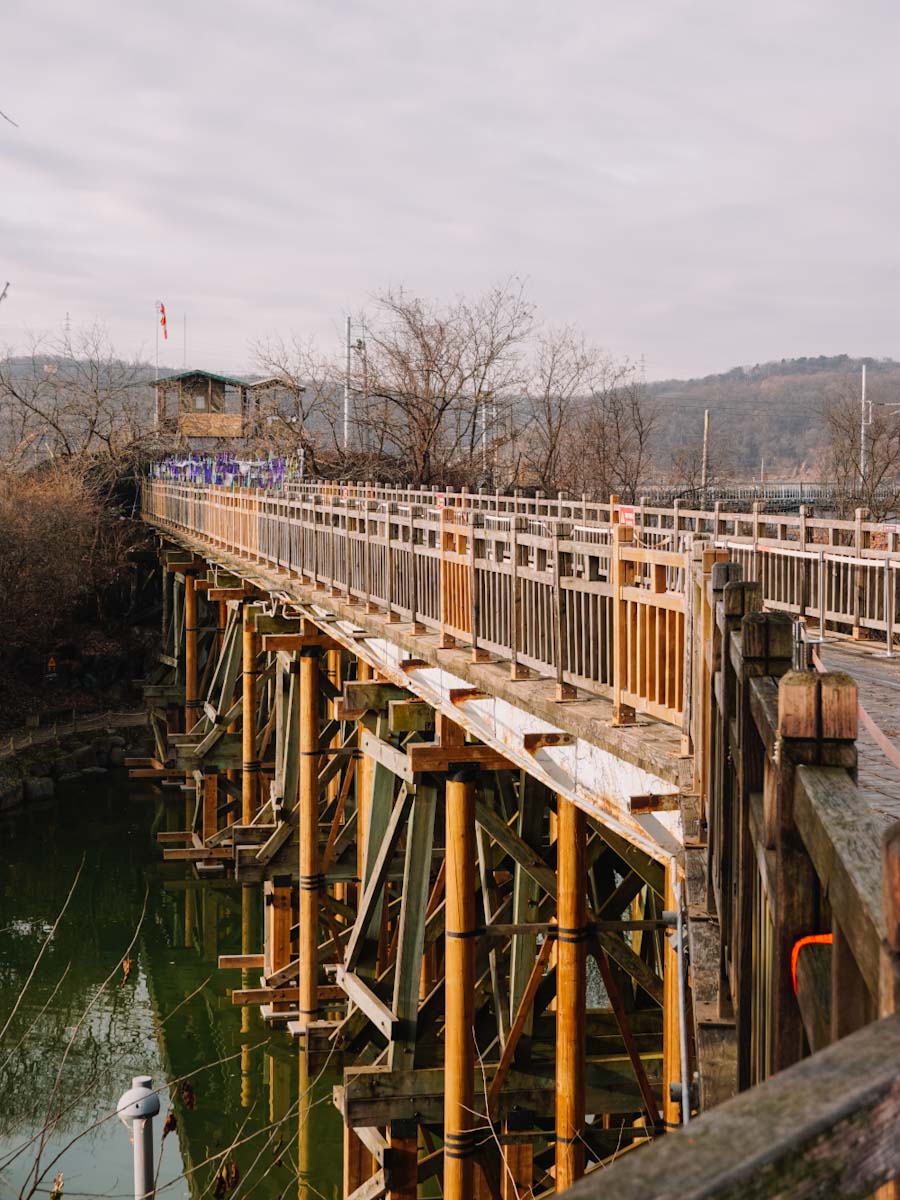 Bridge of no return in DMZ, South Korea