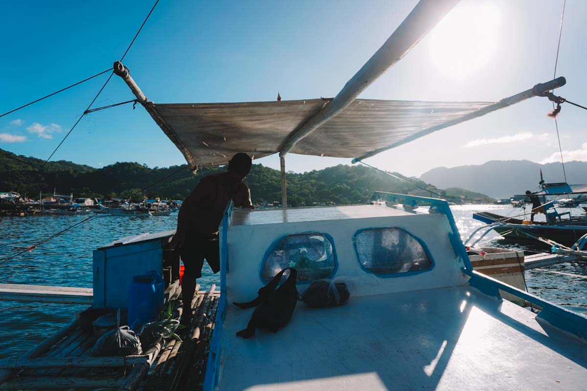 Private boat tour in the Philippines