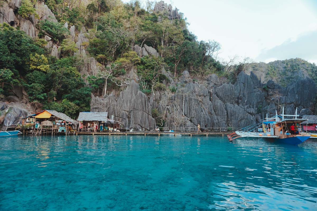 Barracuda lake in Coron