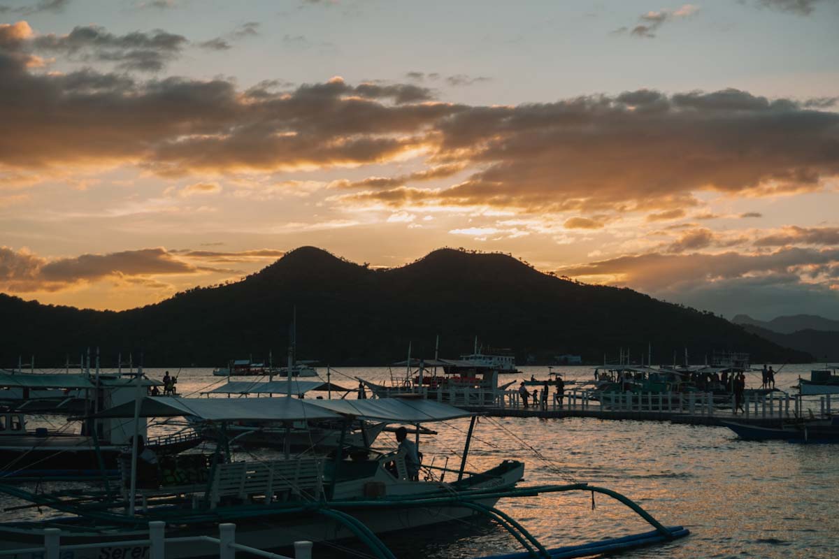 Sunset in Coron, Philippines