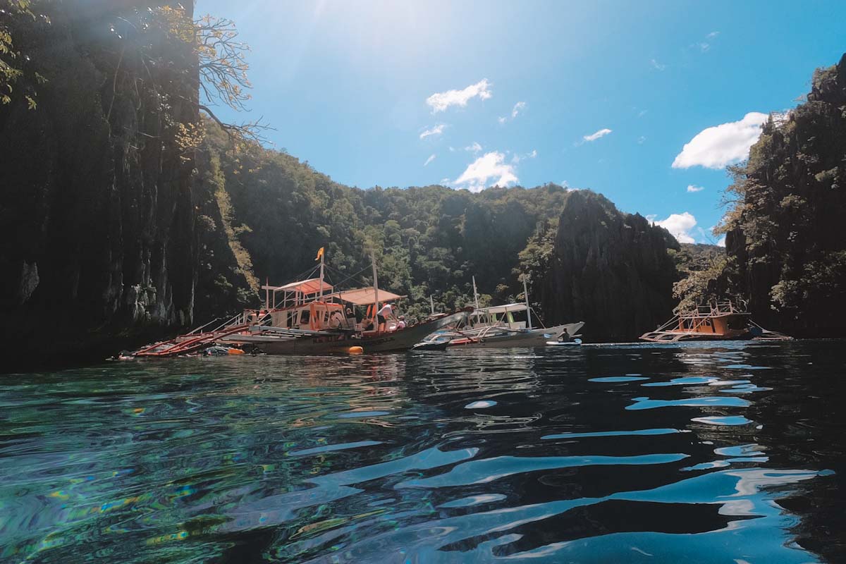 Twin lagoon in Coron