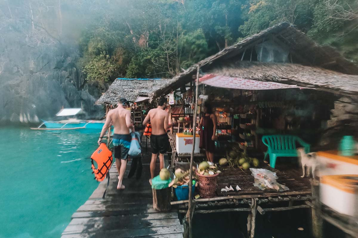 Barracuda lake in Coron