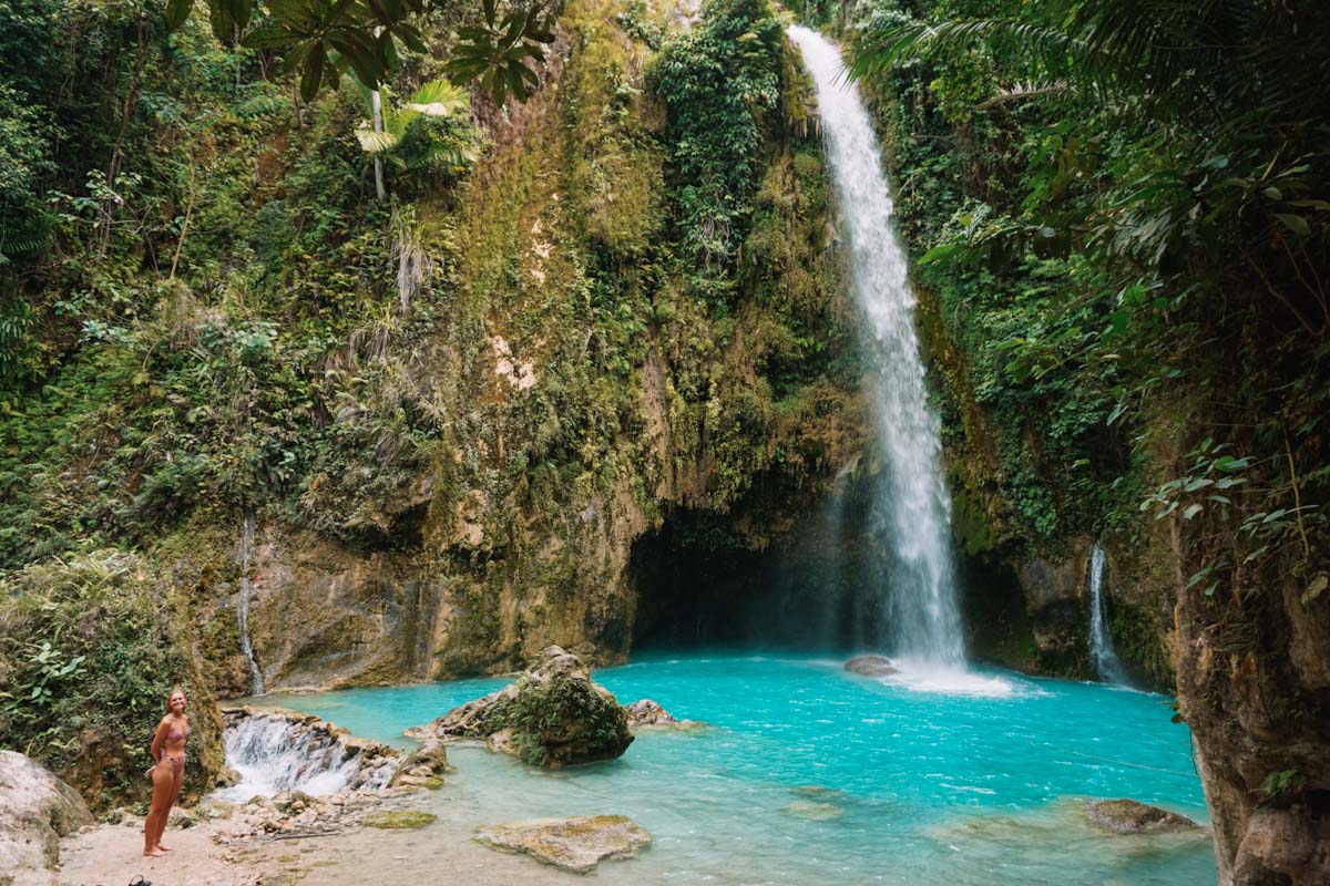 Inambakan Waterfall, South Cebu, Philippines